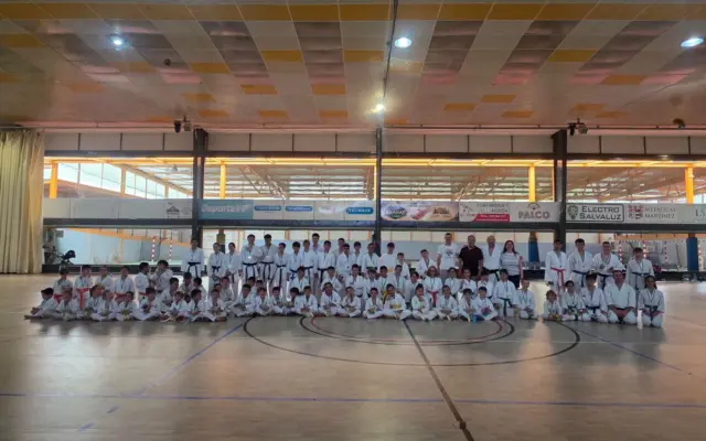 Exhibición de kárate en Herencia