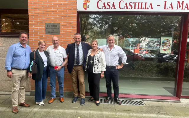 Delegación de la Diputación de Ciudad Real visita la Casa de Castilla-La Mancha en San Sebastián