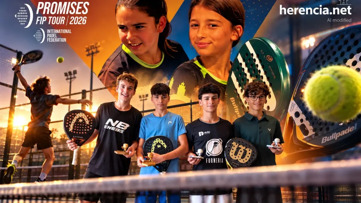 Mario Iniesta, campeón cadete del FIP Promises Mafra II 2026 de pádel