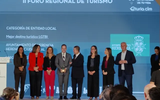 Herencia recibe el Premio al Mejor Destino Turístico LGTBI de Castilla-La Mancha