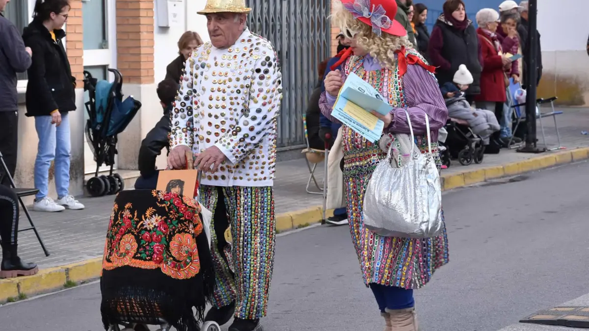 Octavio Martín desfilando durante el Carnaval de Miguelturra en una imagen de archivo