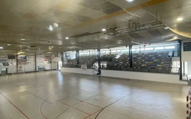Pabellón polideportivo de Herencia, sede de la liga local de fútbol sala